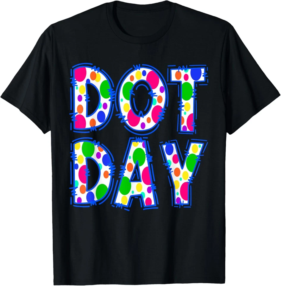 Camiseta Unisex Día Nacional del Punto Lunares Happy Dot Day Niña Niño Foto 1 de 1