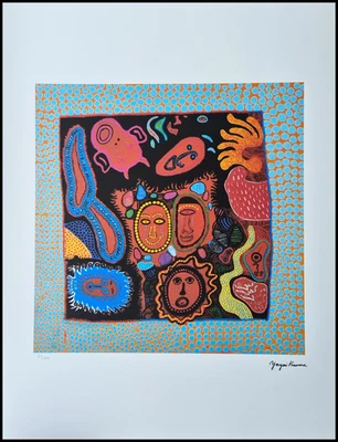 YAHOI KUSAMA *I who cry...* 65 x 50 cm*Lithografie*Kunstdruck*limitiert # 87/500 - Bild 1 von 4
