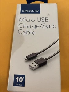 Charging and sync Micro USB cable 10 Ft - Picture 1 of 1
