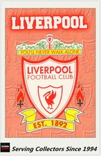 1996-97 Merlin Gold Premier League Soccer Card Club Emblem E10: Liverpool