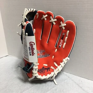 Cardinals Kids Club Gold Rawlings Left Hand Baseball Glove NEW With Tags PLSTL19 - Picture 1 of 4
