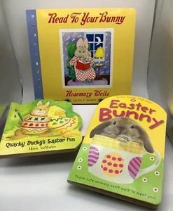 Read to Your Bunny, Rosemary Wells, Touch Feel Easter, Quacky Duck Board Books - Foto 1 di 4
