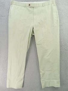 Brooks Brothers Pants Mens 42x32 Khaki Flat Front Straight Leg Chino - Picture 1 of 10