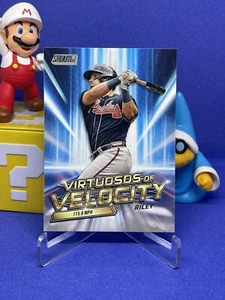 2023 Topps Stadium Club Austin Riley #VV-18 Virtuosos of Velocity Insert Braves - Picture 1 of 2
