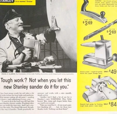 Anuncio Stanley Tools 1958 Daniel MacBride yate Commodore Captain DWII21 Foto 1 de 2