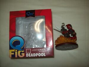 Deadpool (Red) - Q Fig - Lootcrate  Exclusive Statue