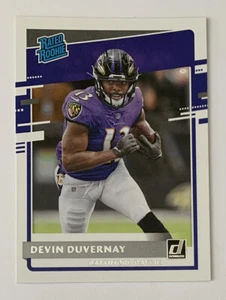 Fútbol americano Panini Donruss 2020 Devin Duvernay Ravens clasificación novato base RC #329! - Imagen 1 de 2