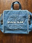 Vintage Original 1960er PAN AM REISETASCHE Nylon 12 x 12" Tragetasche