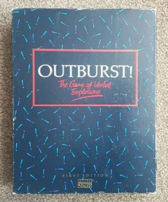 Vintage Original game "Outburst!" First Edition by Parker.1986. Verbal Explosion - Image 1 of 4