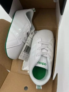 Adidas Infant VS Advantage Crib Baby Shoes White 3K NEW IN BOX AW4092 - Picture 1 of 5