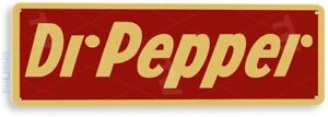 Dr Pepper Retro Clean Tin Metalowy znak Soda Cola Bar Napój Blaszany znak B269 