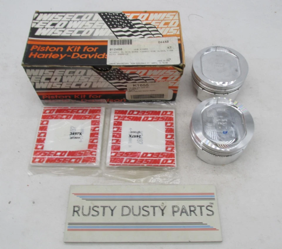 Kit de pistón Wiseco Harley-Davidson Sportster 883cc a 1200cc K1655 Foto 1 de 4
