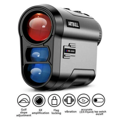 New 6x Golf Finder Laser Rangefinder Range Slope Tour Hunting Trajectory Good - Image 1 of 4