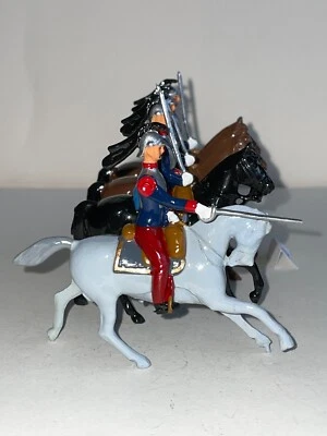 Soldados de juguete de plomo británicos #138 coraceros franceses Foto 1 de 4