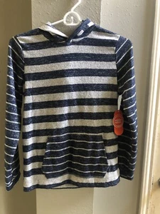 Wonder Nation Girl Hoodie Blue And Gray L/G (10-12) NWT - Picture 1 of 3