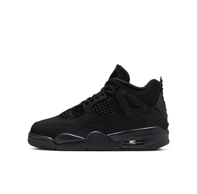 Nike Air Jordan 4 Retro GS 2025 "Black Cat" IB4171-010 niños grandes jóvenes Foto 1 de 4