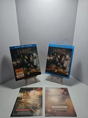 The Hobbit: Battle of Five Armies (Blu-ray + DVD 3 Disc Set) w/ Slipcover MINT - Image 1 of 4