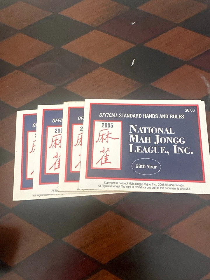 2005 National Mah Jongg Leaque Official Standard size Set of 4 - Image 1 of 1