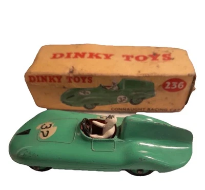 DINKY TOYS.#236 CONNAUGHT ORIGINAL RACINGCAR -  MODEL IN ORIGINAL BOX. - Image 1 of 4