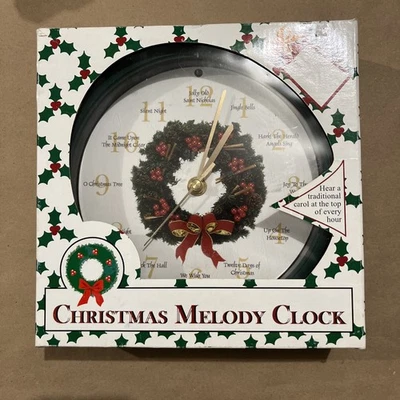 Feldstein & Associates Musical Christmas Melody Clock #XMAS-8000 New - Image 1 of 3