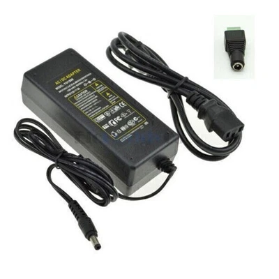Fuente de alimentación 12V 1A 2A 3A 5A 6A 8A 10A Adaptador de CA y CC para cadena de luces de tira LED Foto 1 de 4