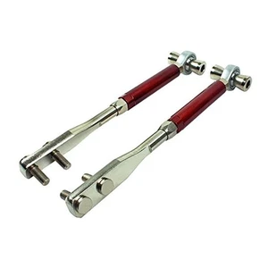 GODSPEED PAIR OF FRONT TENSION RODS WITH SPHERICAL BEARINGS FIT 89-94 240SX S13 - Picture 1 of 2