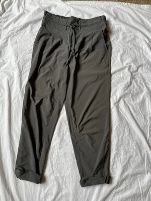 Pantalones de chándal de senderismo prAna para mujer XS gris con cordón cintura elástica secado rápido Foto 1 de 4