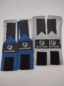 Weightlifting Wrist Straps with THUMB Loop Heavy Duty Workout Brace 2 Pack 18" - Picture 1 of 10