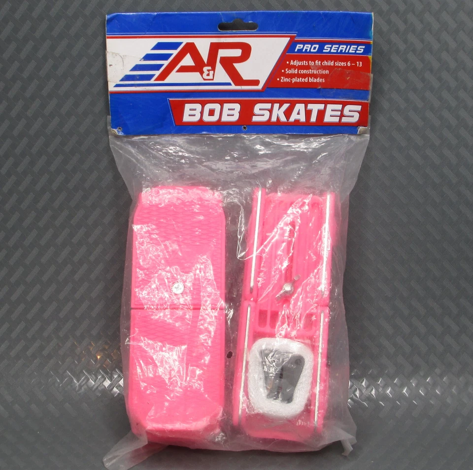 A&r Pro Series Youth Adjustable Double Runner Bob Skates Use With BOOTS Pink