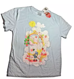 Strawberry Shortcake and Friends Isaac Morris Adult Size XL T-shirt Baby Blue - Picture 1 of 4