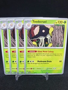 4x Toadscruel 017/182 Paradox Rift Playset NM Pokemon Card - Picture 1 of 1