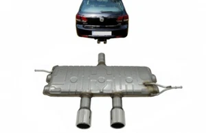 Système d'échappement pour VW Golf 5 R32 03-07 Golf 6 R20 08-13 Muffler R20 R32 - Bild 1 von 14