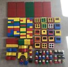 Quantity Toy Lego Duplo Building Blocks, Doors, Windows & Figures Etc Preowned