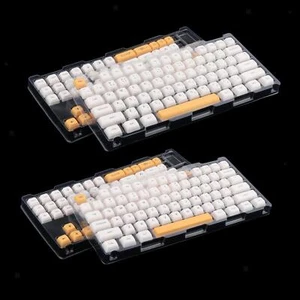 140-key PBT Keycaps Kit Assemblies White Yellow Xda Profile Replacement for - Picture 1 of 15