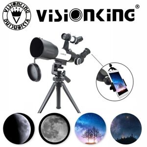 Visionking 70 x350 Refractor Astronomical Telescope  & Smart Phone Adapter 