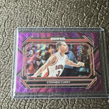 2023 PANINI PRIZM DRAFT PICKS PURPLE WAVE PRIZM No.53 STEPHEN CURRY VARIATION