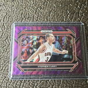 2023 PANINI PRIZM DRAFT PICKS PURPLE WAVE PRIZM No.53 STEPHEN CURRY VARIATION