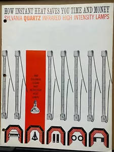 Vtg Sylvania Catalog 1962 Quartz Infrared Lamps IQ Inserts Bulletins - Picture 1 of 12