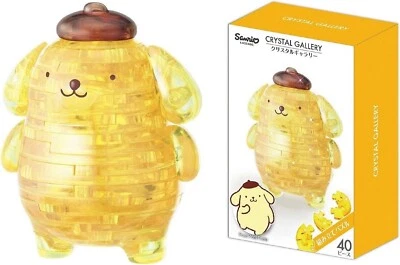 Hanayama Pom Pom Purin Pudding Crystal Gallery 3D Jigsaw Puzzle 40 Pieces Sanrio - Image 1 of 2