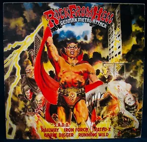ROCK FROM HELL~GERMAN METAL ATTACK~German Import Album~NOISE #N 003~A Top Copy! - Foto 1 di 6