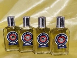 X4-British Sterling MEM Cologne Splash 0.5 fl oz ea Discontinued Glass Bottle - Picture 1 of 2