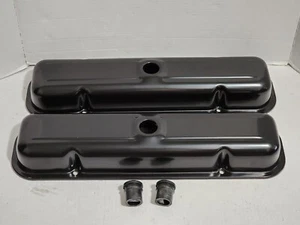 Trans Dapt 7442 - Black Steel Short Engine Valve Cover - Picture 1 of 4