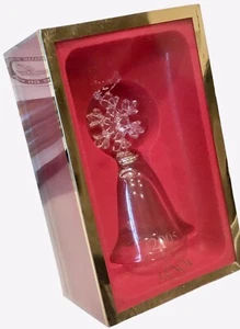 Rare Lenox Annual Crystal DinnerBell Snowflake 2005 New In OVP 4"+ Tall - Bild 1 von 7