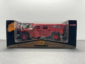 Maisto Special Edition GM HUMMER Wagon Civilian Red  1:18 2003 NIB - Picture 1 of 7