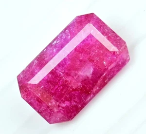 6.90 Ct Natural Utah Pink/Red Bixbite Beryl Certified Quality Emerald Gemstone - Picture 1 of 7