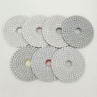 7 Stück Wet Diamond Sanding Disc 4 Zoll 100 mm White Bond Polierpad für Granit