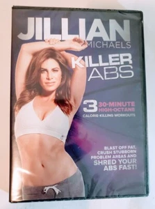 Jillian Michaels Killer Abs DVD New Sealed Three 30 Minute Workouts New DVD - Picture 1 of 2