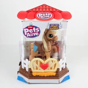 ZURU Pets Alive My Magical Pony & Stable Robotic Pet Interactive Toy - Picture 1 of 7