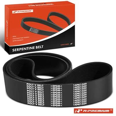 A-Premium 59.4" Fan Serpentine Belt for Ford LA9000 LLA9000 LTA9000 1996-1997 - Image 1 of 4