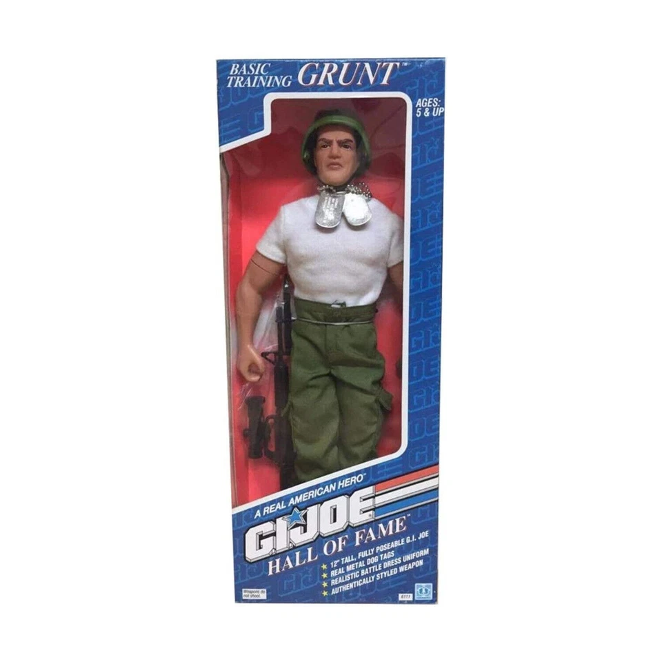 1992 Hasbro GI JOE Hall of Fame BASIC TRAINING GRUNT 12" Figure 6111 NIOB